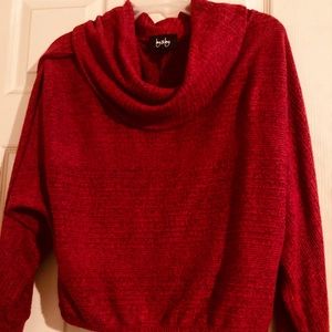 Red stylish long sleeve
